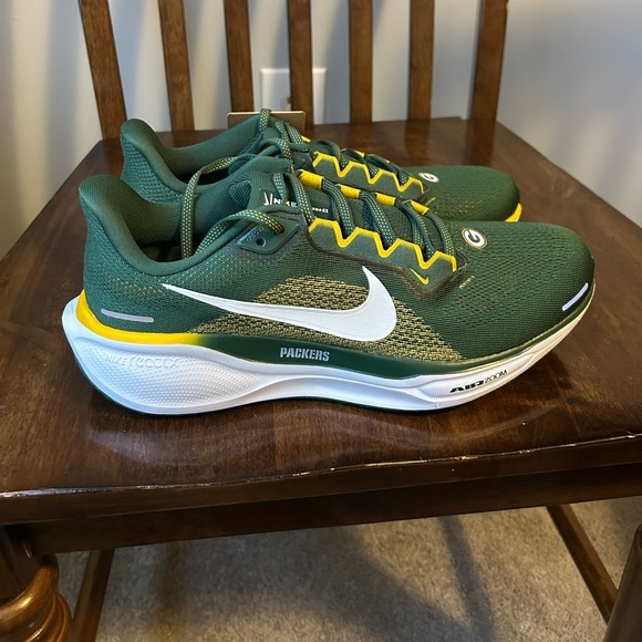 Nike Air Zoom Pegasus 41 Green Bay Packers Running Shoes‎ FZ5090-300 Mens sz 9 - Picture 1 of 10